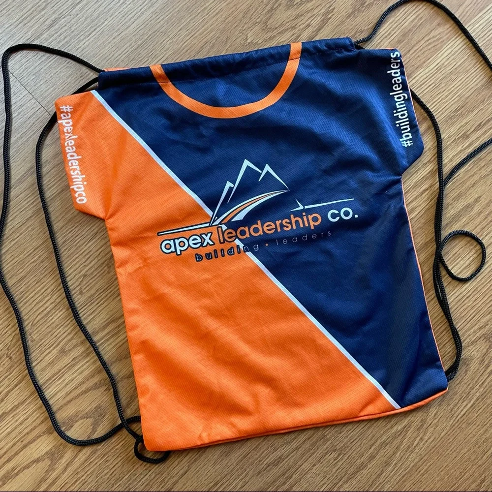🟢3/$15 🆕 APEX LEADERSHIP DRAWSTRING BACKPACK